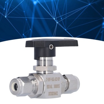 Шаровой кран из нержавеющей стали, 3-х частей, прямой, 1/4 стопа