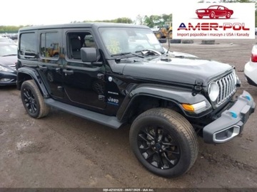 Jeep Wrangler IV 2024 Jeep Wrangler Jeep Wrangler Sahara 4XE od firmy ubezpieczeniowej 2.0 375KM
