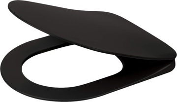 СИДЕНЬЕ ДЛЯ УНИТАЗА SLIM PEONIA ЧЕРНОЕ МЕДЛЕННО ЗАКРЫВАЮЩЕЕСЯ