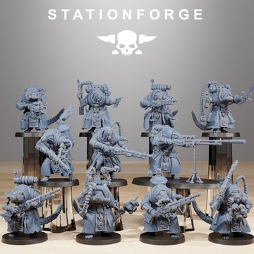 Raticus Grunts x11 - Station Forge - Druk 3D