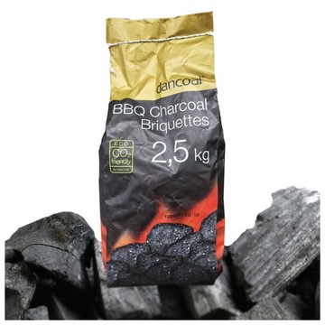 Brykiet Węgiel drzewny Dancoal 2,5 kg