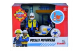 Strażak Sam Policyjny Motor Figurka Malcolma + Akc