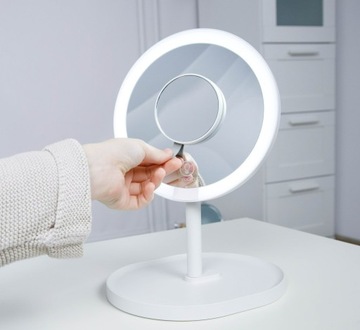 Зеркало для макияжа InnoGIO Diamond GLOW со светодиодной подсветкой