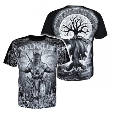 Koszulka męska T-shirt Valhalla Warrior r. XL