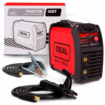SPAWARKA INWERTEROWA IDEAL PRAKTIK 205D DIGITAL MMA TIG DC 230V 200A IGBT
