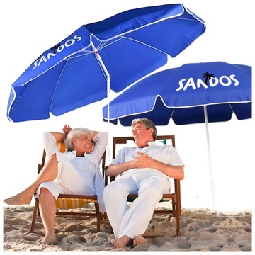 Parasol plażowy składany ogrodowy podwójny łamany pokrowiec wodoodporny xxl