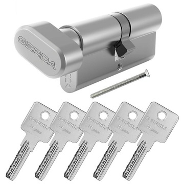 wkładka Gerda H Plus 45/55G z gałką nikiel