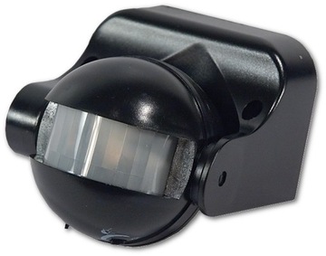 CZUJNIK RUCHU 1200W 180* CZARNY