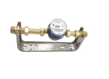 КОМПЛЕКТ КОНСОЛИ INOX+ НОВЫЙ СЧЕТЧИК ВОДЫ 3/4 НЕРЖАВЕЮЩАЯ