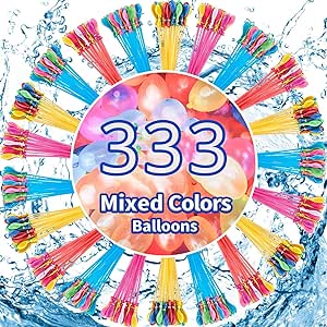 BOMBY WODNE Samozamykające, 333 sztuki Balony