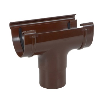 LEJ SPUSTOWY RYNNY 100 x 75 mm ODPŁYW RYNNY BRĄZ Rynny Kaczmarek Karolina