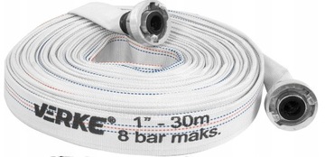 WĄŻ STRAŻACKI PARCIANY DO WODY BRUDNEJ SZAMBA 1 CAL 30M POMPY ZE ZŁĄCZKAMI