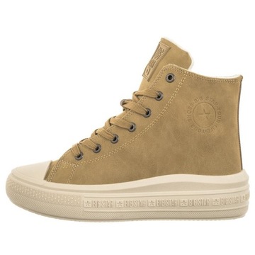 Buty Trampki za Kostkę Big Star Camel MM274026