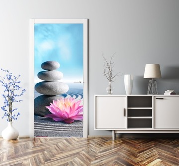 KAMIENIE KWIAT SPA okleina samoprzylepna na drzwi