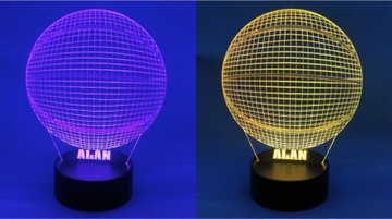3D LED БАСКЕТБОЛЬНАЯ ЛАМПА С НАЗВАНИЕМ