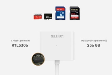 Unitek Y-9321 USB 3.0 czytnik kart SD/microSD