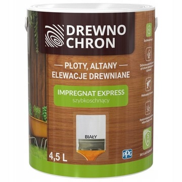 DREWNOCHRON Impregnat Express biały 4,5L