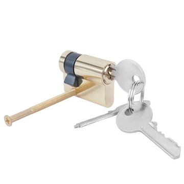 ЦИЛИНДР ОДНОСТОРОННИЙ ДВЕРНОЙ ЛАТУНЬ A&B 9/30 ЦИЛИНДР С 3 КЛЮЧАМИ