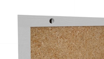 Доска серая 90х60см, серая рамка + мел