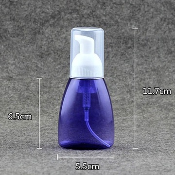 POJEMNIKI PODRÓŻNE NA PIANKĘ PRZYRZĄDÓW TOALETOWYCH