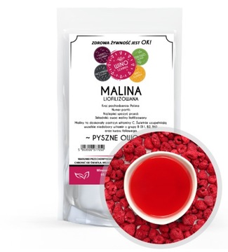 MALINA cała liofilizowana owoce 20g