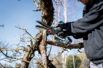 Аккумуляторная бензопила Metabo MS 18.