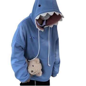 BLUZA Z KAPTUREM REKIN HARAJUKU OVERSIZES