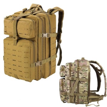 Plecak Wojskowy Survivalowy LASER CUT Molle 45L