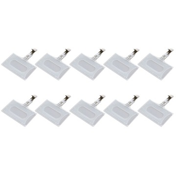 Identyfikator z klipsem holder 10 szt