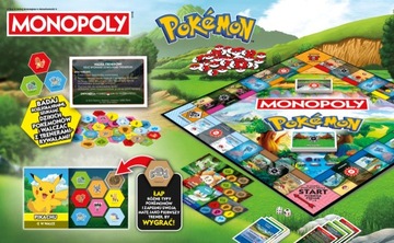 Gra Monopoly Pokemon Polska wersja Hasbro G0716