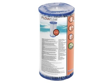 5x FILTR DO POMPY BASENU BESTWAY WKŁAD TYP III