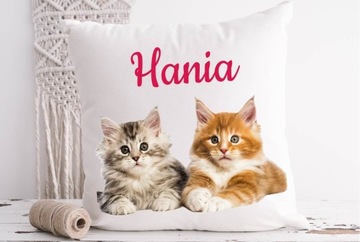 Подушка+Кружка с котятами+ИМЯ в подарок