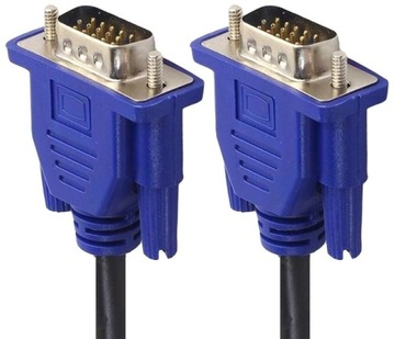 Kabel przewód do monitora VGA-VGA D-SUB FHD 1.5m