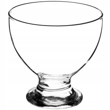 Стаканчики для рожков мороженого 450 мл 6 штук GLASS + шарик мороженого