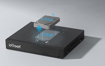 НАБОР ДЛЯ МОНИТОРИНГА WiFi 5MPx POE 2TB НАБОР 4 БЕСПРОВОДНЫХ КАМЕР ПРЕМИУМ