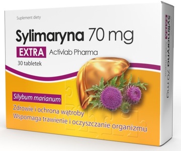 Sylimaryna Extra ostropest 30 kapsułek activlab pharma