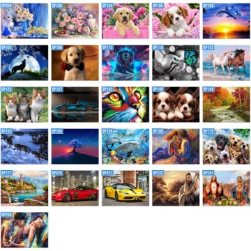Вышивка «Diamond painting», мозаика 5D. Большой набор: картина + аксессуары