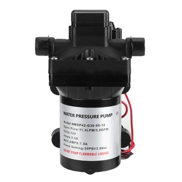 Pompa Wody Ciśnieniowa 12V 3.0GPM 55PSI Kampera