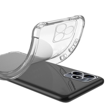 WZMACNIANE Etui A-SHOCK Clear Case do Realme Note 50 + 2x SZKŁO 9H