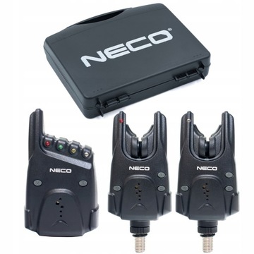 Сигнализатор поклевки с блоком управления Комплект 2+1 NECO C102 Черный