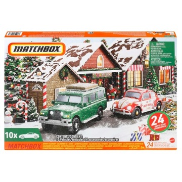 MATTEL MATCHBOX KALENDARZ ADWENTOWY 2023 HLH04 USZKODZONE OPAKOWANIE