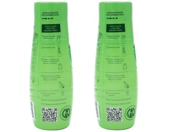 2x SYROP KONCENTRAT 7up FREE DO SATURATORA SODASTREAM 9L NAPOJU z 440ml