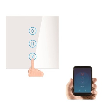 PRZEŁĄCZNIK WłĄCZNIK DO STEROWANIA ROLETAMI ALEXA SMARTLIFE WLAN Biały
