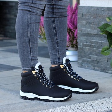 BUTY ZIMOWE TRAPERY SPORTOWE OCIEPLANE ŚNIEGOWCE P3