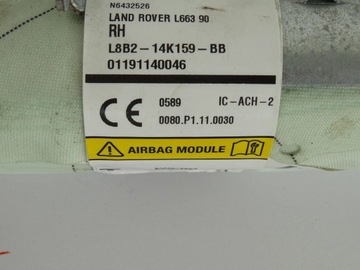 ORIGINÁLNÍ ZÁVĚS PRAVÁ RH NEW DEFENDER 90 L663 2020- L8B214K159B LR133004