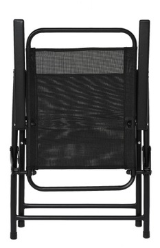 Складной садовый стул для балкона, черный