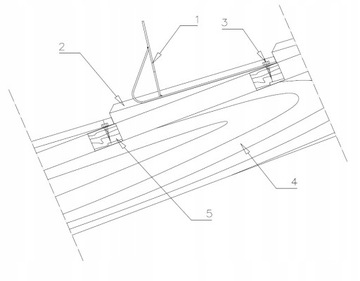 NOWOCZESNY ZESTAW PŁOTEK PRZECIWŚNIEGOWY + WSPORNIKI 3x400 mm C. BRĄZ 8019