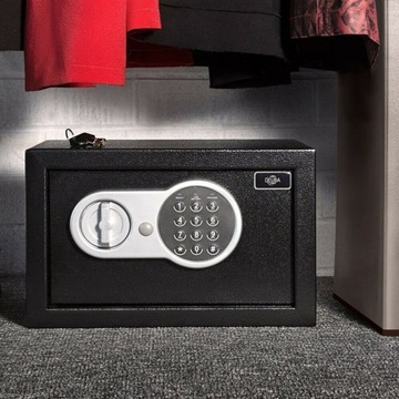 СЕЙФ, КАССЕТА ДЛЯ ДЕНЕГ, ЦИФРОВОЙ ЗАМОК, ЧЕРНЫЙ