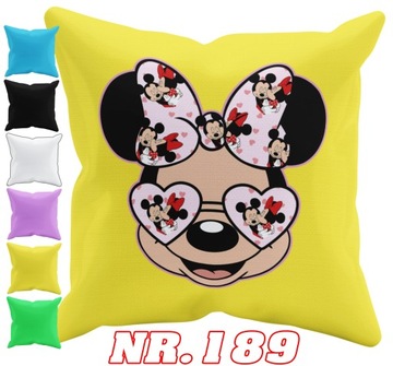 POSZEWKA NA PODUSZKĘ JAŚKA DO PRZEDSZKOLA MYSZKA MINNIE + IMIĘ GRATIS