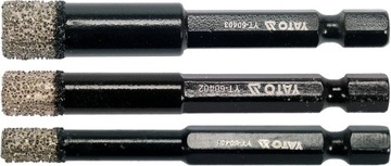 СВЕРЛА АЛМАЗНЫЕ ПОЛИСЫ, 3 ШТ. ХЕКС Ято